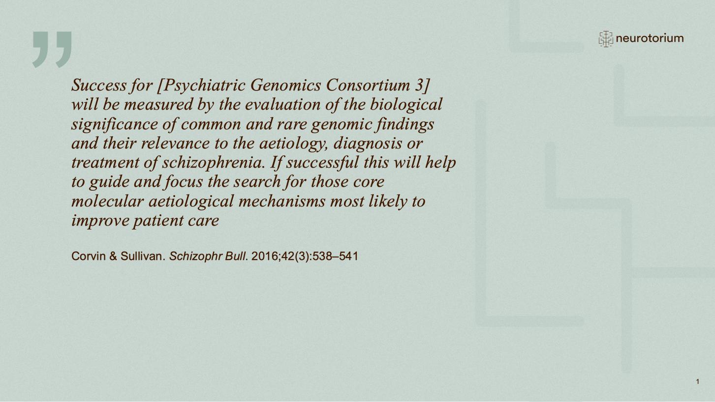 Schizophrenia – Neurobiology and Aetiology – slide 49